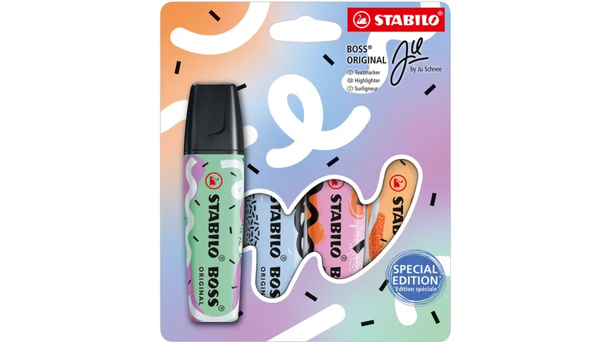 STABILO® BOSS® ORIGINAL Textmarker by Ju Schnee Pack