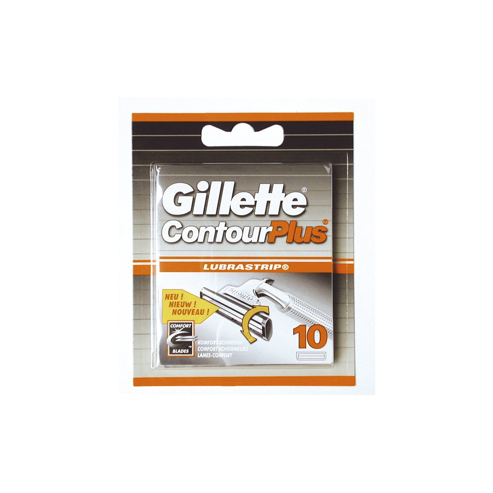 gillette Gillette Lames de Rasoir Contour Plus x10 Lames de Rasoir