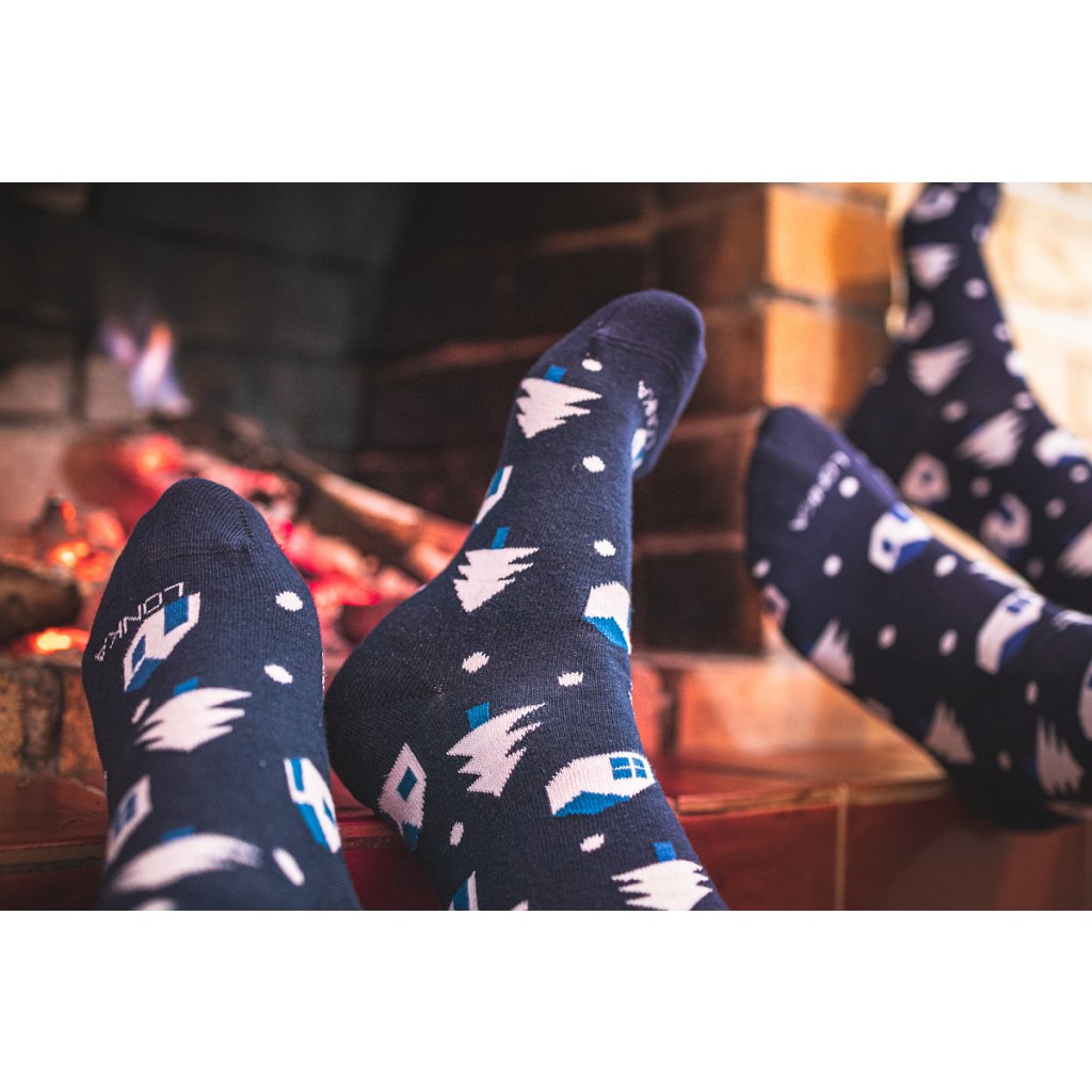 Voxx Dameryk Häuser Socken, 1 Paar