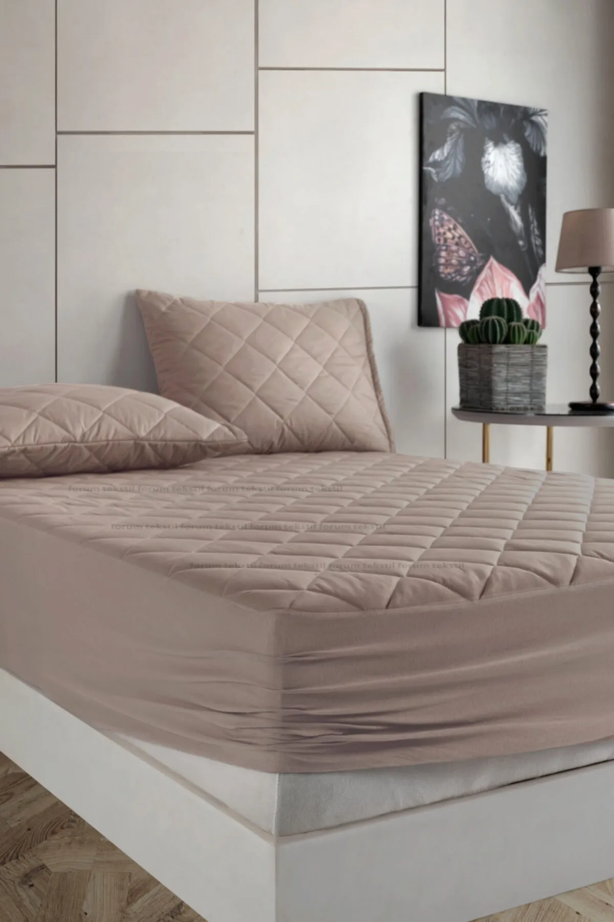 Bella Benita  Bettlaken-Set Doppelbett - Braun - Spannbetttuch
