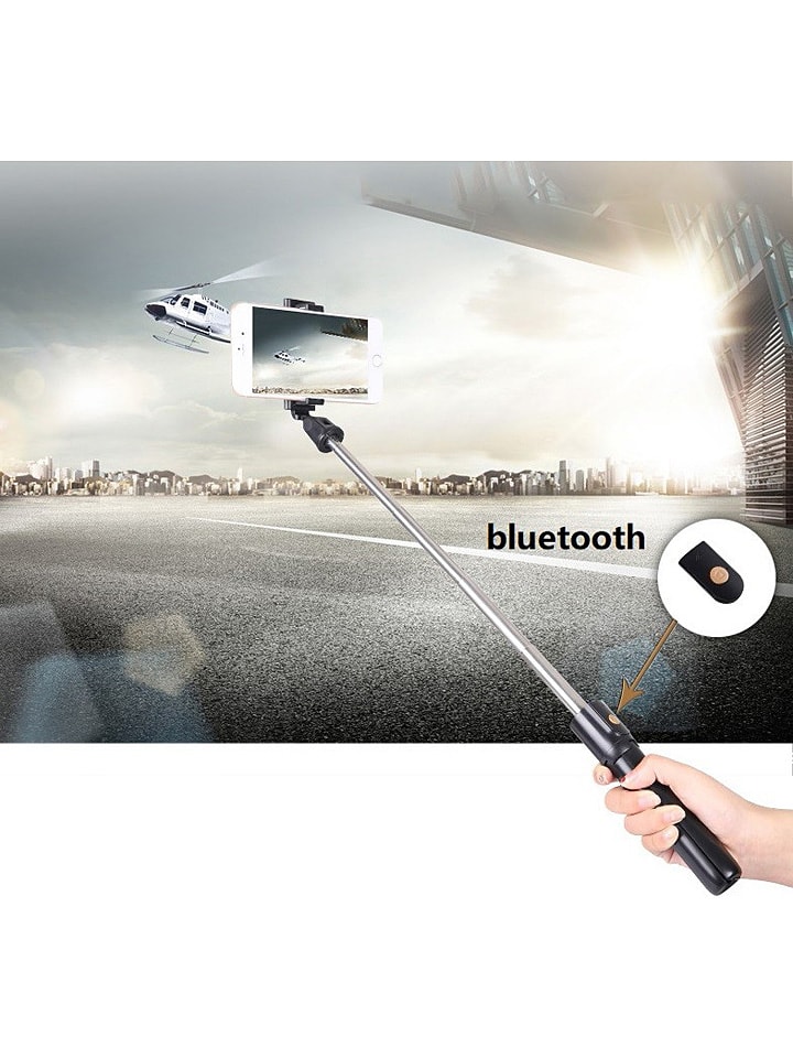 SWEET ACCESS Bluetooth-Mini-Selfiestick in Schwarz günstig kaufen onesize
