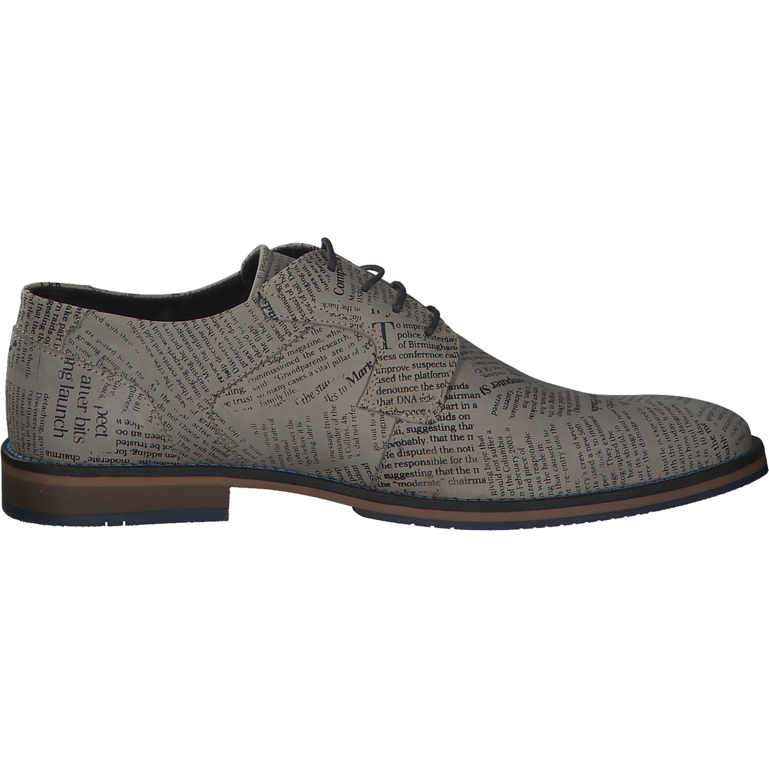 Shoes Unlimited 663 K2 1008A, Klassische Halbschuhe, Herren, grau