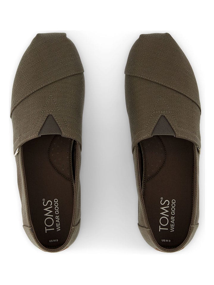 TOMS Espadrilles in Khaki günstig kaufen