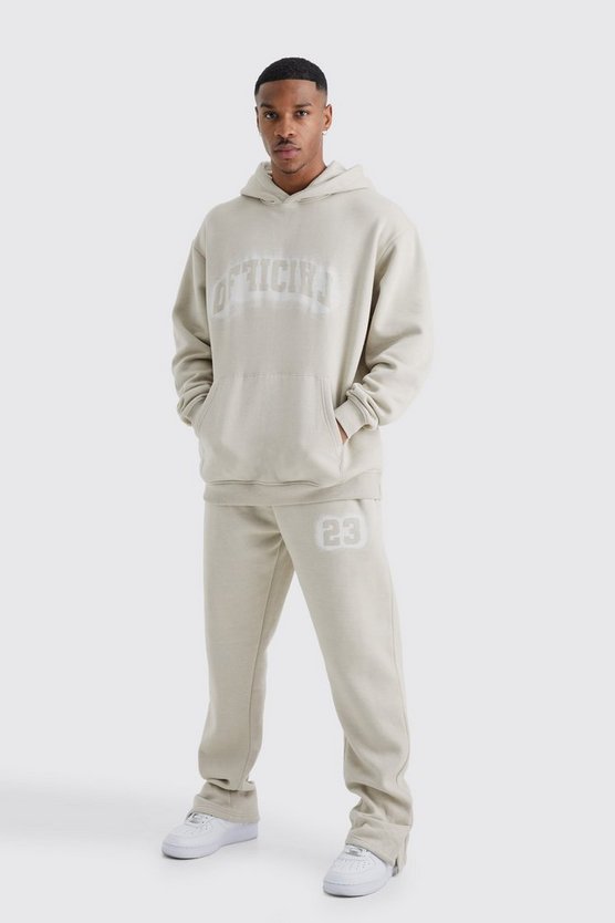 Oversize Official Trainingsanzug mit Print