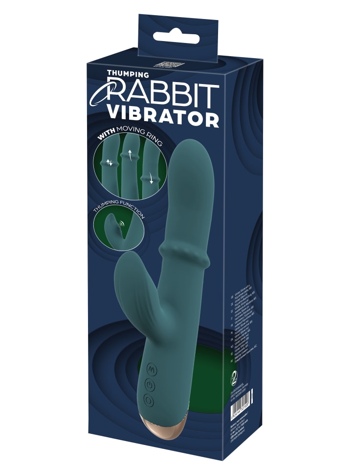 You2Toys Rabbitvibrator Thumping Rabbit Vibrator in grün günstig kaufen 22,5