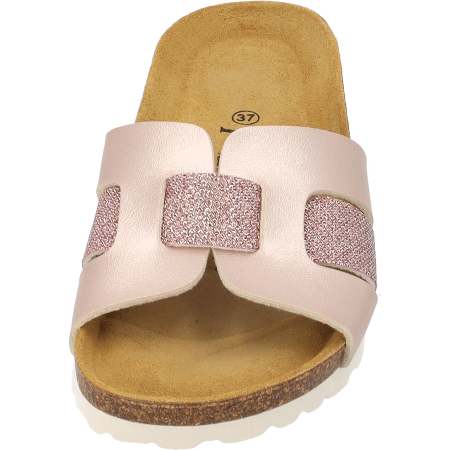 Palado Crisui, Pantoletten, Damen, Rosa Metallic
