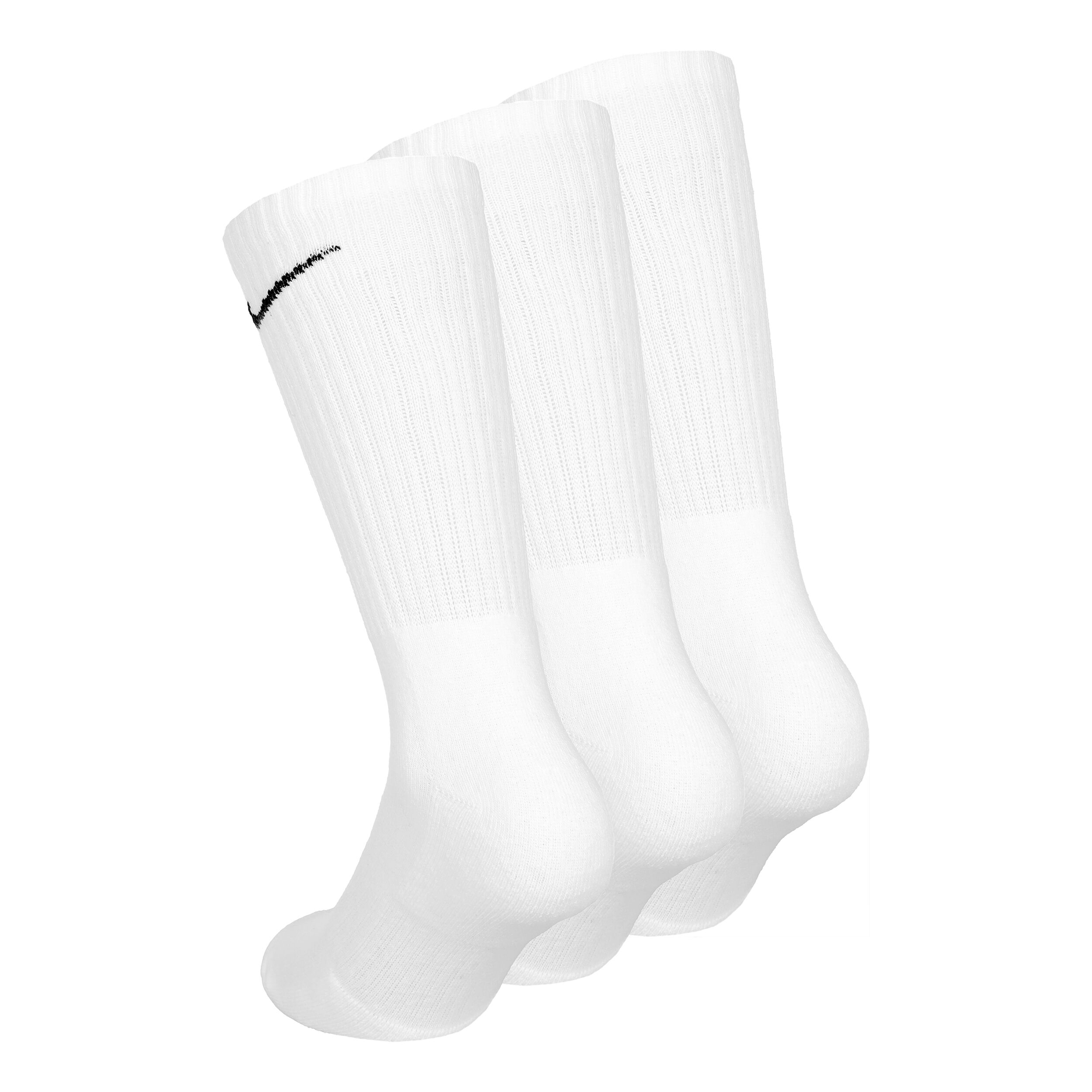 Everyday Cush Crew Sportsocken 3er Pack - Weiß, Schwarz