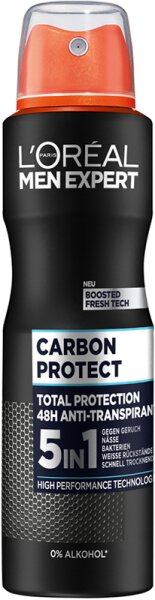 L'Oréal Paris Men Expert Carbon Protect 5in1 48h Deodorant Spray