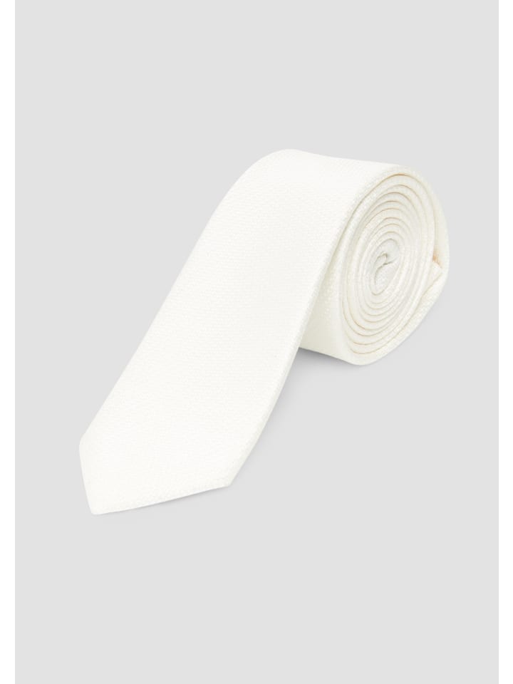 s.Oliver BLACK LABEL Krawatte in Creme günstig kaufen 1