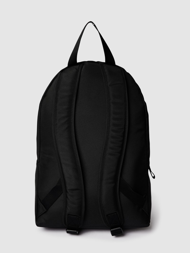 Rucksack mit Label-Details in schwarz