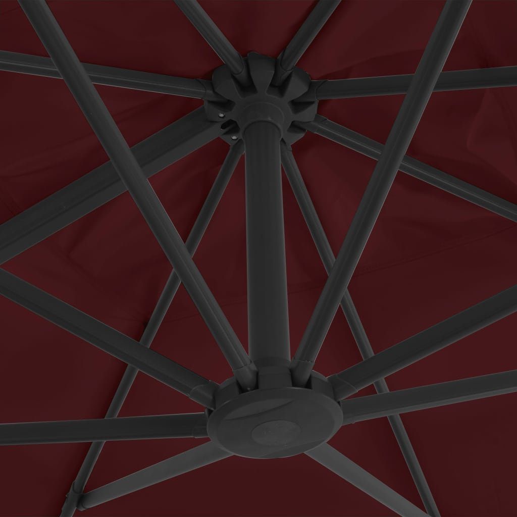 DOTMALL Sonnenschirm Ampelschirm mit Fußpedal,360° drehbar,400x300 cm (L x B)