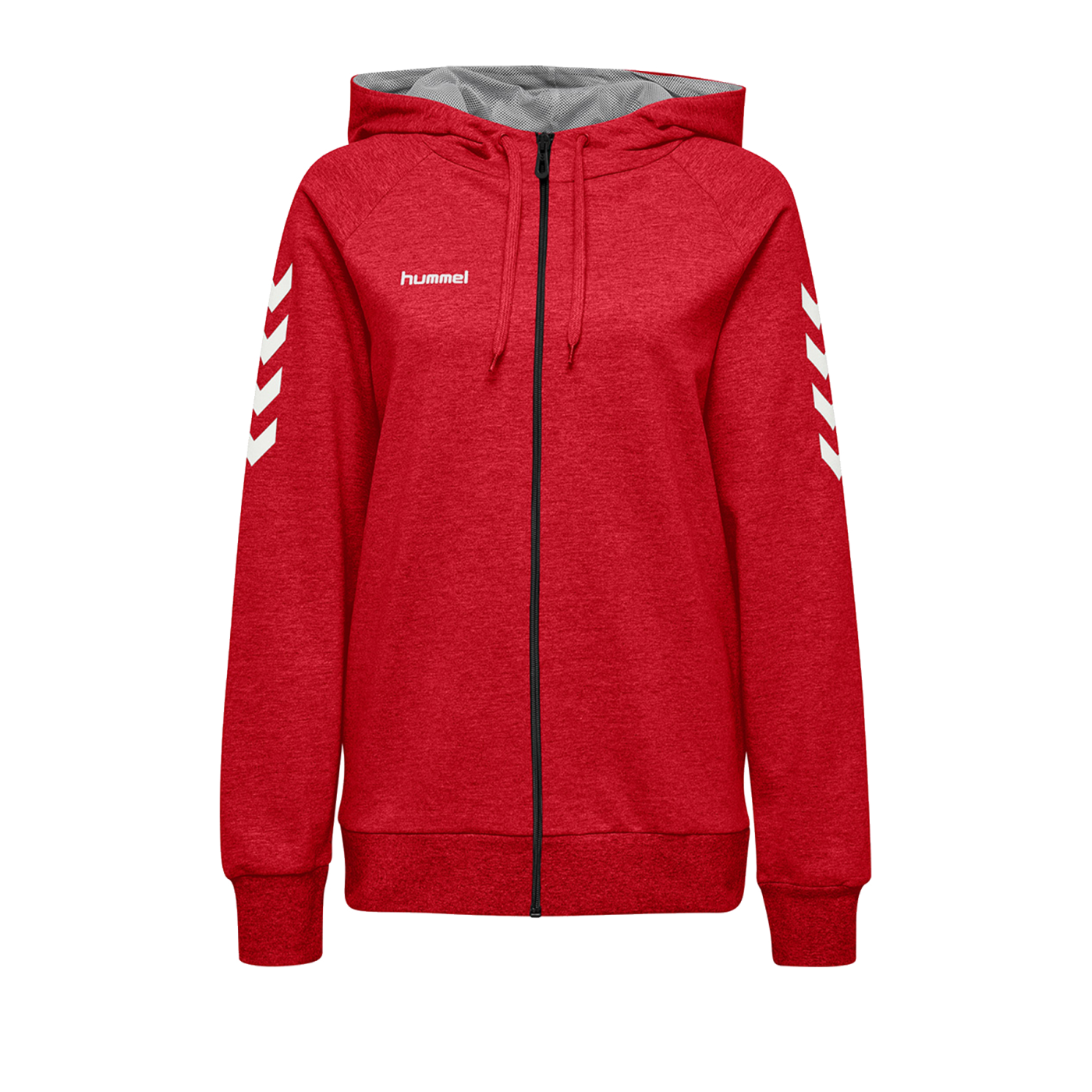 Hummel Cotton Kapuzenjacke Damen Rot F3062