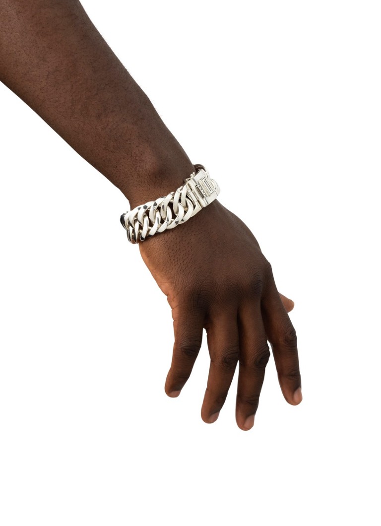 Buddha to Buddha  Chain Big schakelarmband van zilver