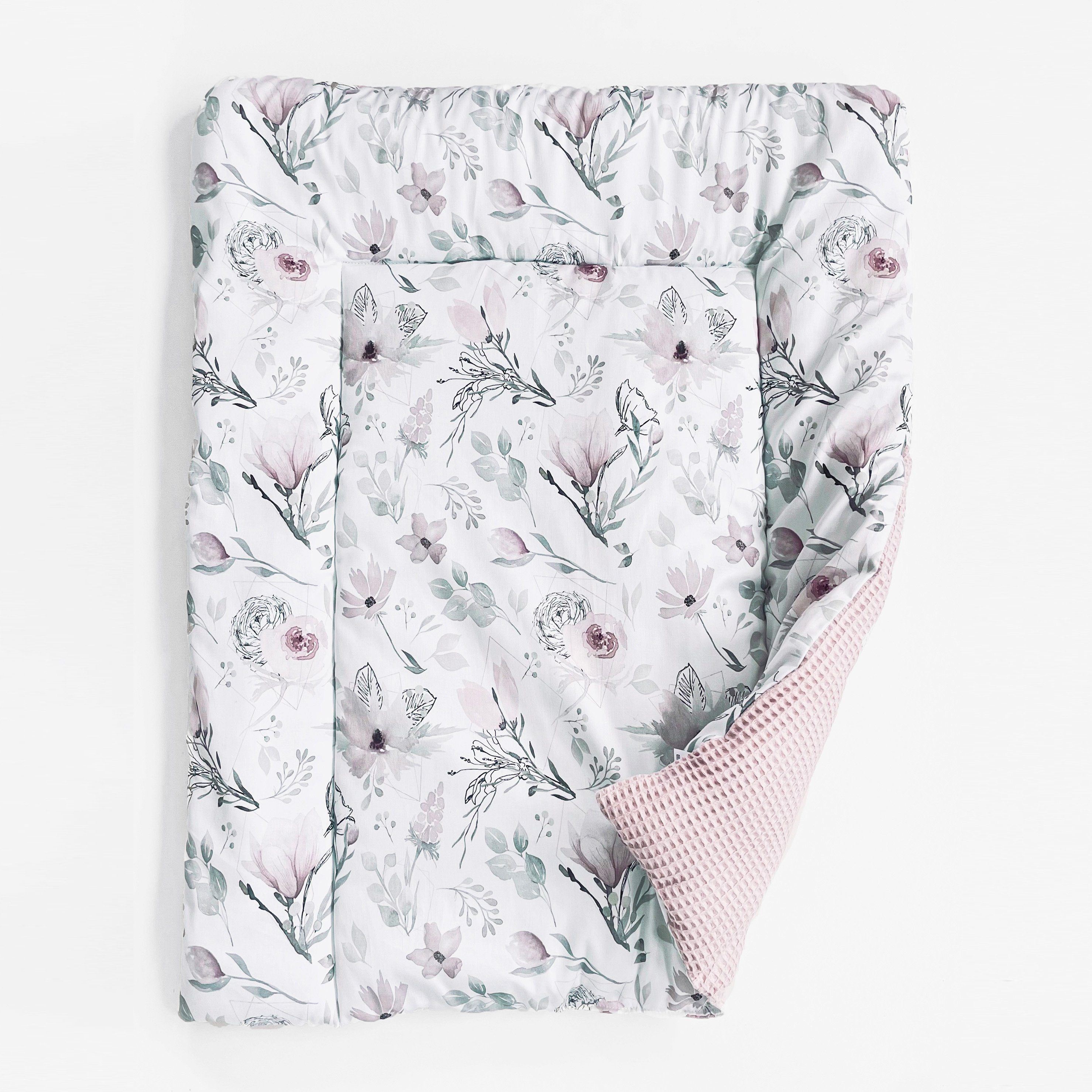 BABEES Wickelauflage Wickelunterlage für Ikea 75x75 70x50cm 100% Baumwolle Baby zweiseitig