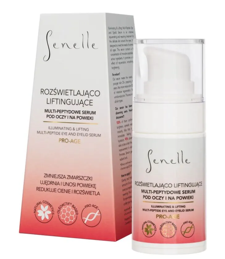 Senelle posvjetljujući i lifting multipeptidni serum za oči i kapke