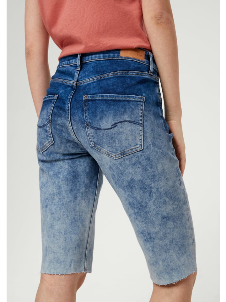 QS Jeans-Hose kurz in Blau günstig kaufen