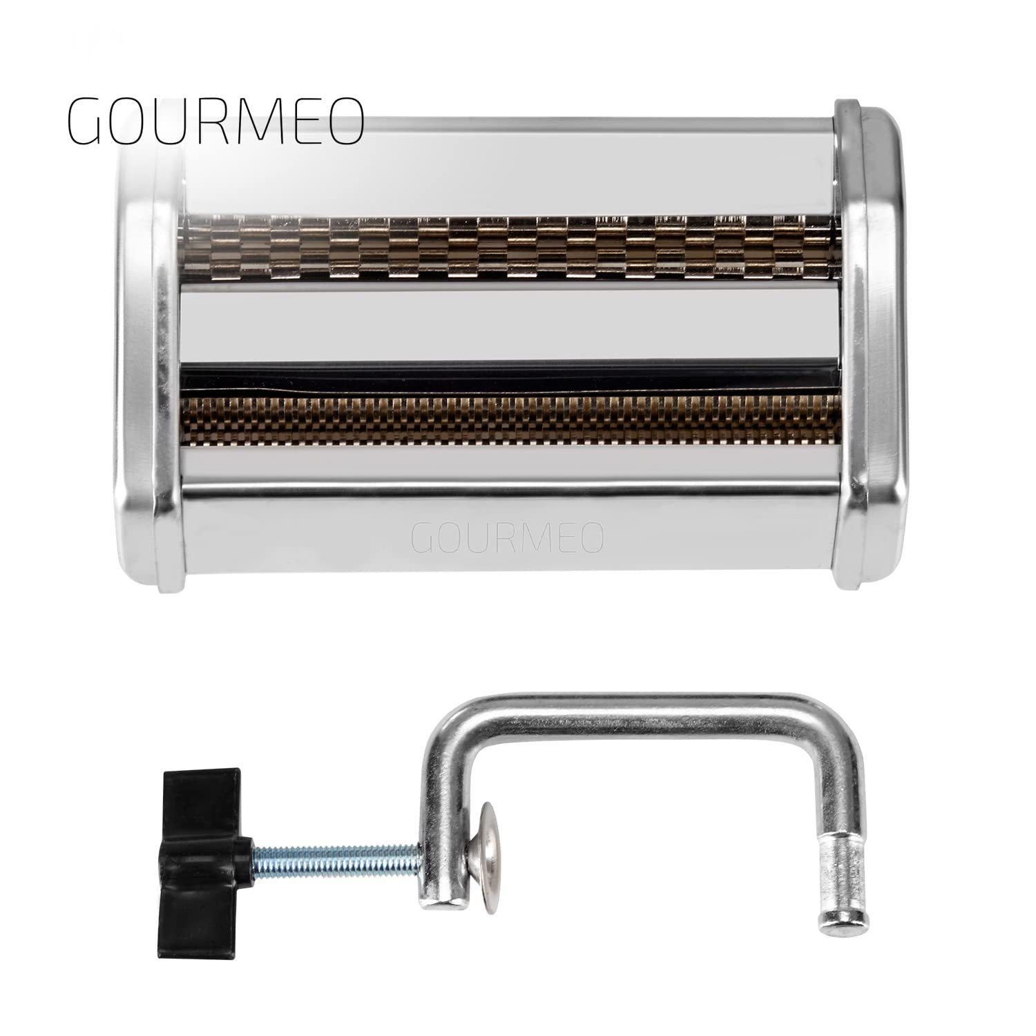 GOURMEO Nudelmaschine PAGILO Nudelmaschine - 9 Stufen für Pasta, PAGILO Pasta Maker - 9 Einstellungen für hausgemachte Nudeln