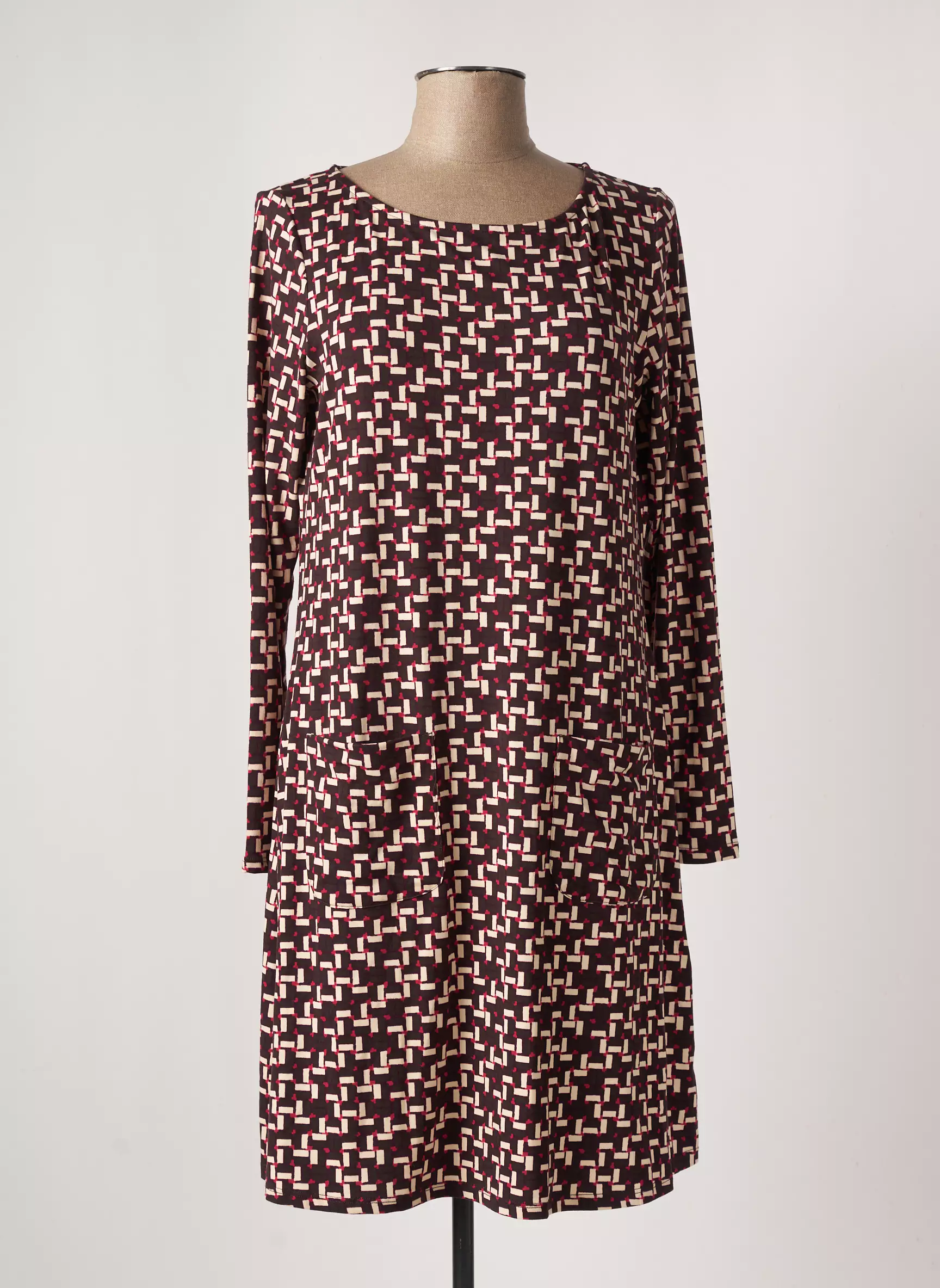 Surkana Robes Mi Longues Femme couleur noir