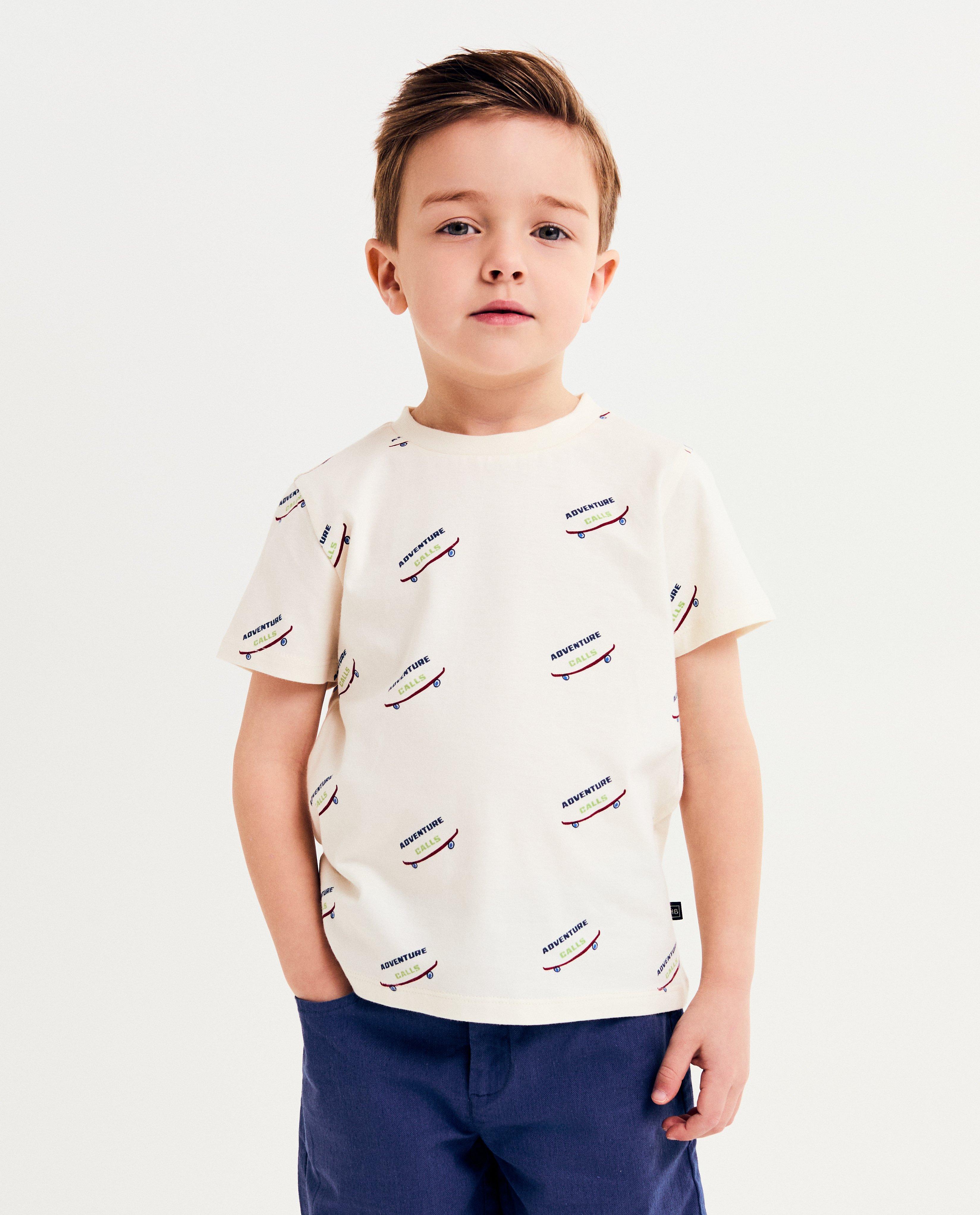 Tricou Hampton Bays cu imprimeu de skateboard-uri cu