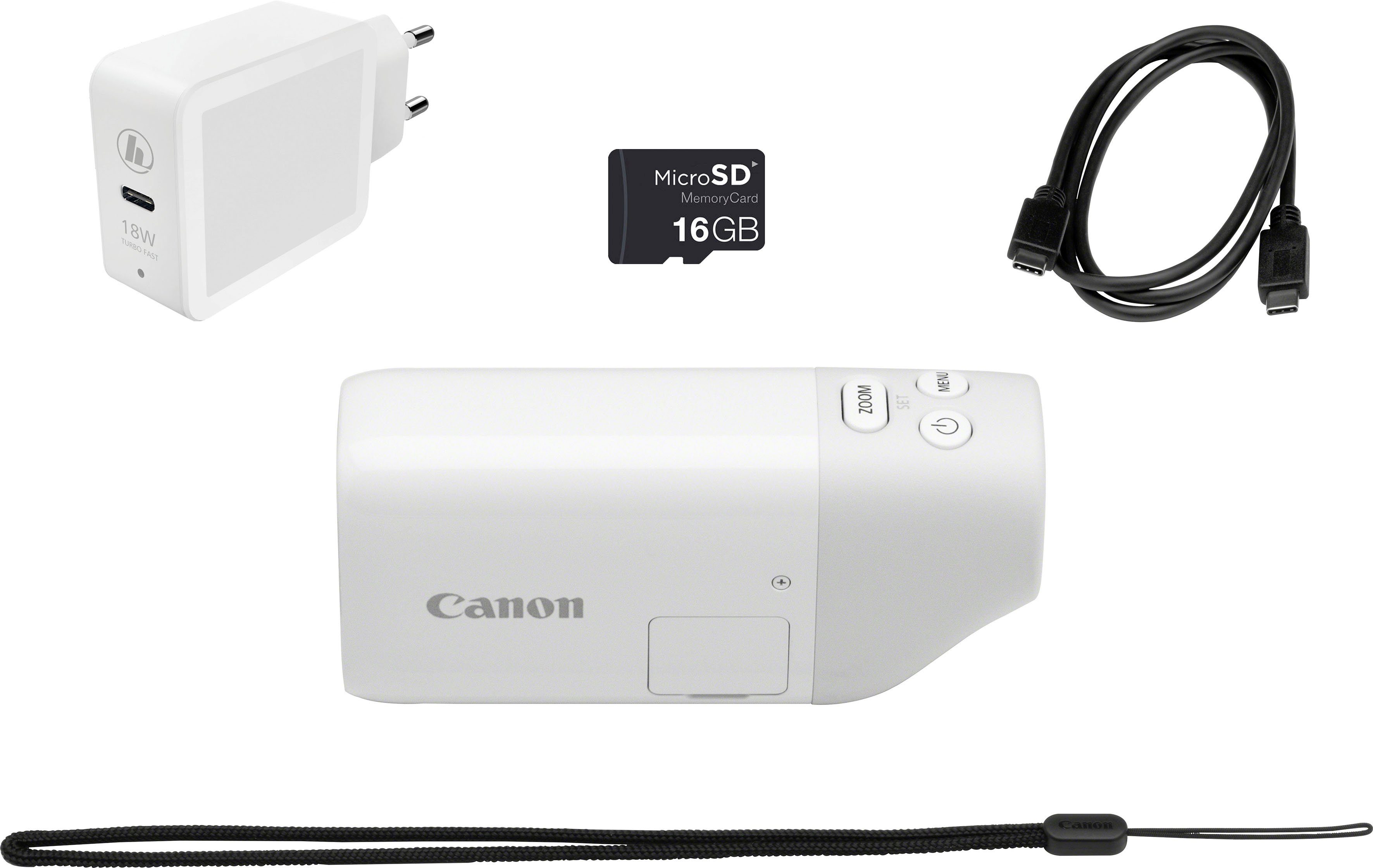 Canon PowerShot ZOOM Spektiv-Stil Basis Kit Systemkamera (12,1 MP, 3x opt. Zoom, Bluetooth, WLAN)