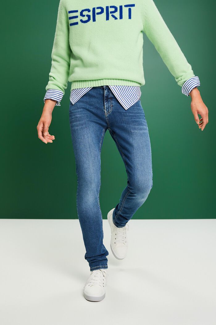 Skinny Jeans mit mittlerer Bundhöhe