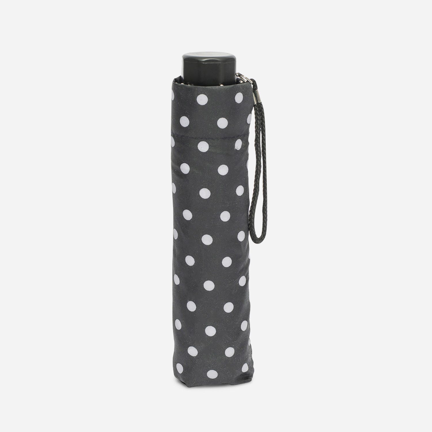 Parapluie noir à pois