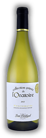 Léon Perdigal, Collection Privée de L'Oratoire, Chardonnay - Viognier, IGP Méditerranée, 2022, Cotes du Rhone blanc  Léon Perdigal, Collection Privée de L'Oratoire, Chardonnay - Viognier, IGP Méditerranée, 2022, Cotes du Rhone blanc   Jahrgang 2022 -