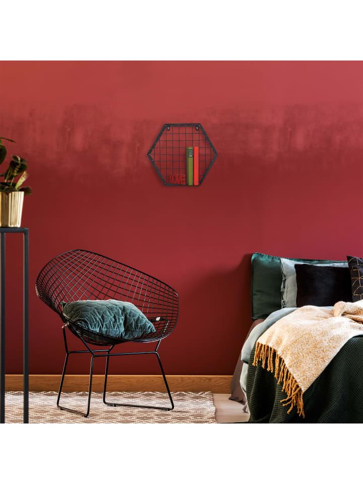 relaxdays 3 x Wandregal in Schwarz günstig kaufen onesize