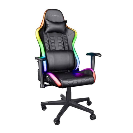 Scaun de gaming TRUST GAMING Rizza LED, negru