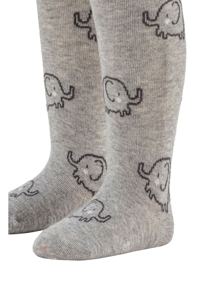 Sterntaler Strumpfhose Elefanten in hellgrau mel. günstig kaufen 128