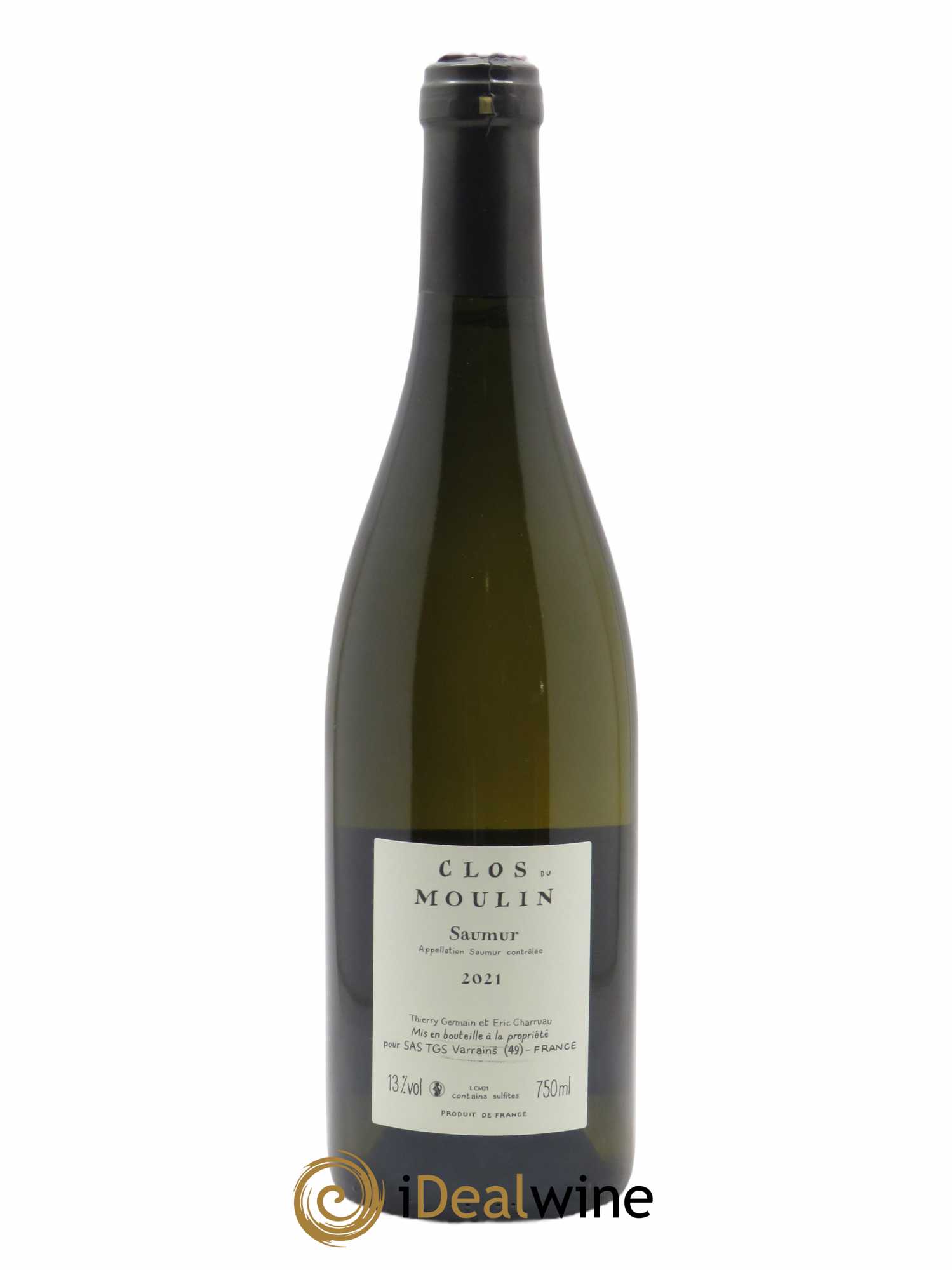 Saumur Clos du Moulin Domaine des Roches Neuves - Thierry Germain  2021 - Lot de 1 Bouteille