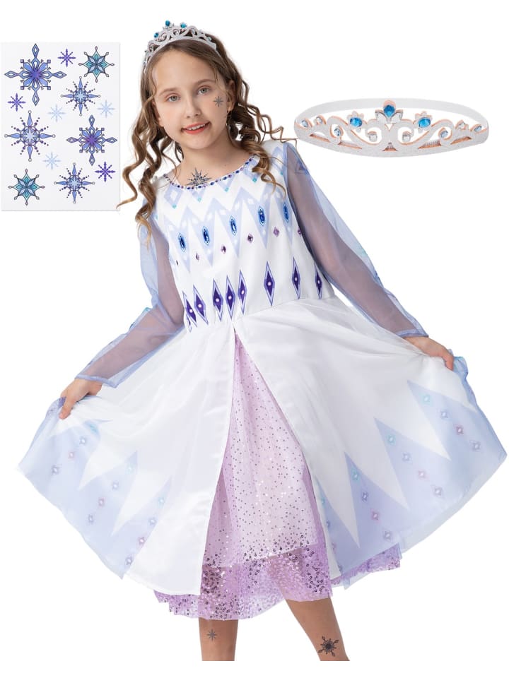 Corimori Kostüm „Prinzessin Nova“ in Hellblau/weiß günstig kaufen 140/146