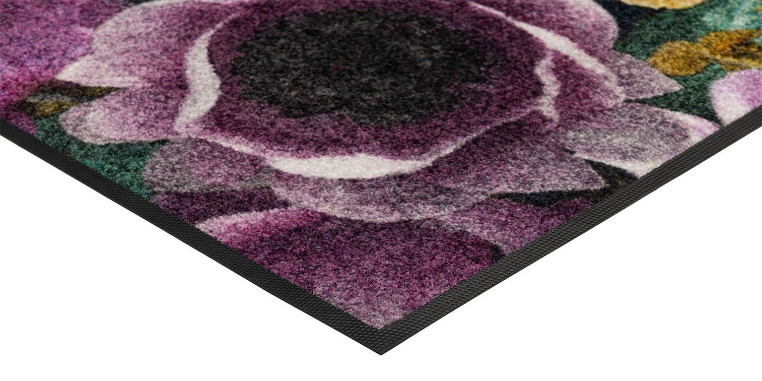 Läufer Anemone, wash+dry by Kleen-Tex, rechteckig, Höhe: 7 mm