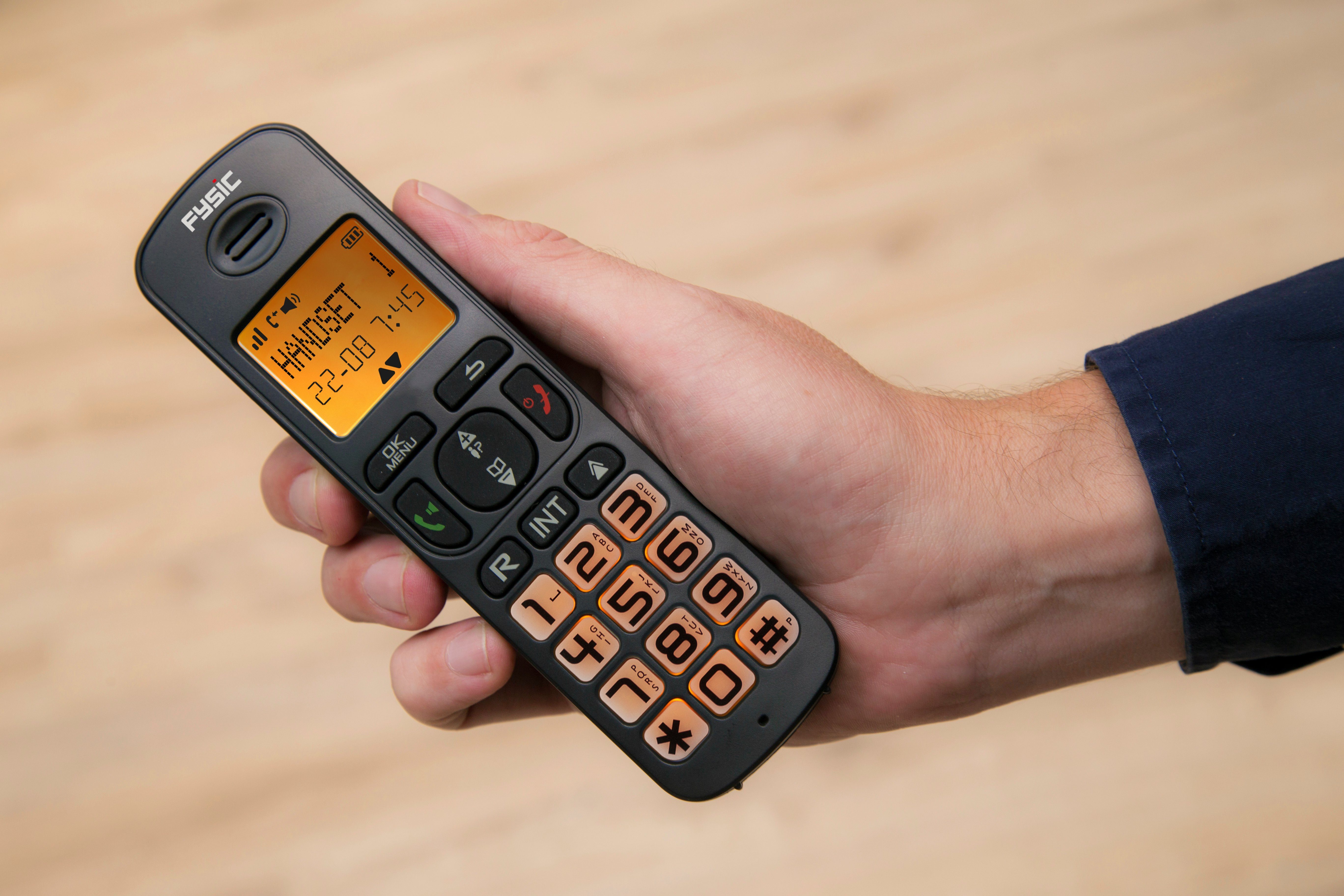 Fysic FX-5500 Seniorentelefon (Mobilteile: 1, schnurloses Senioren-DECT-Telefon)