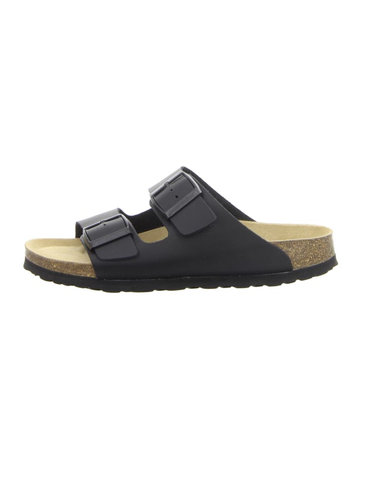 natural sense Pantolette Tieffußbett black in schwarz günstig kaufen