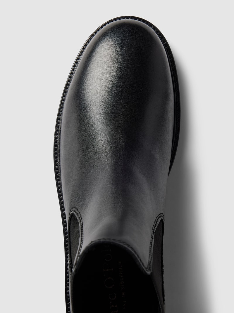 Chelsea Boots aus Leder Modell 'RONY' in schwarz