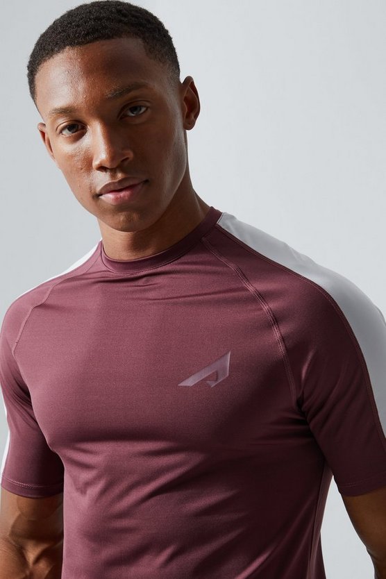Active Colorblock schnell trocknendes T-Shirt