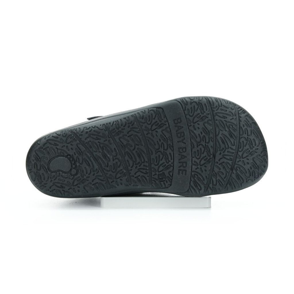 Baby Bare Febo Fall Shiny Black (mit Membran) Barfuß-Stiefeletten