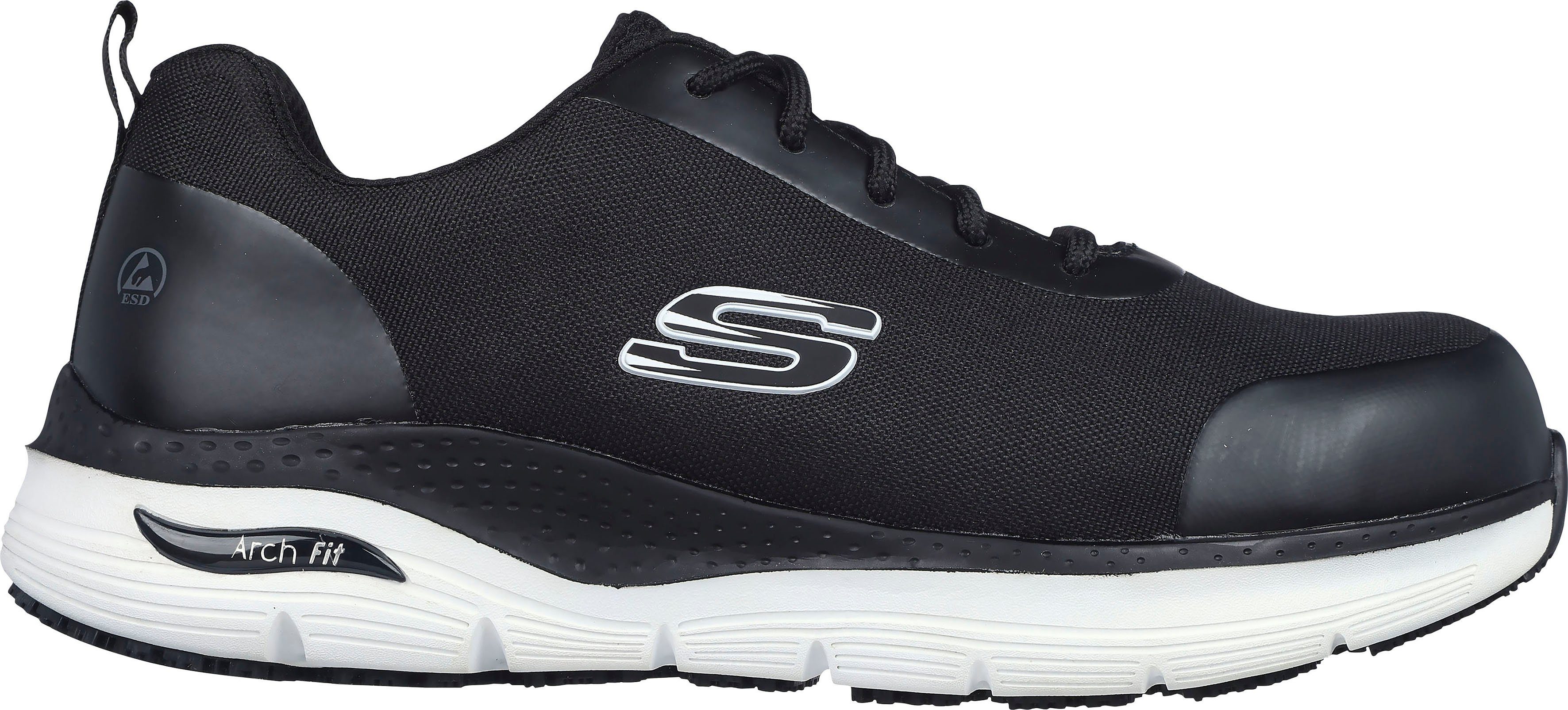 Skechers ARCH FIT SR-RINGSTAP Sicherheitsschuh S3 ESD, leicht und sportlich, durchtrittsicher