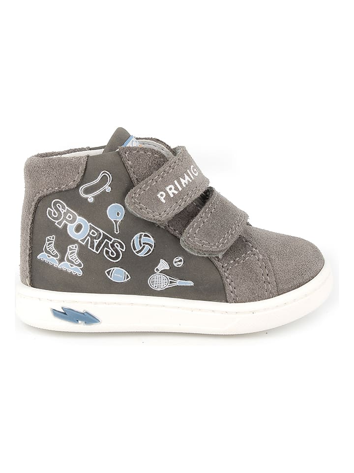 Primigi Leder-Lauflernschuhe in Grau günstig kaufen