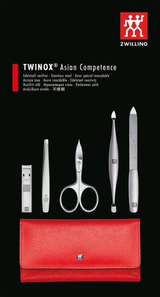 ZWILLING Beauty Premium Nagelpflege-Set - red Maniküre-Set