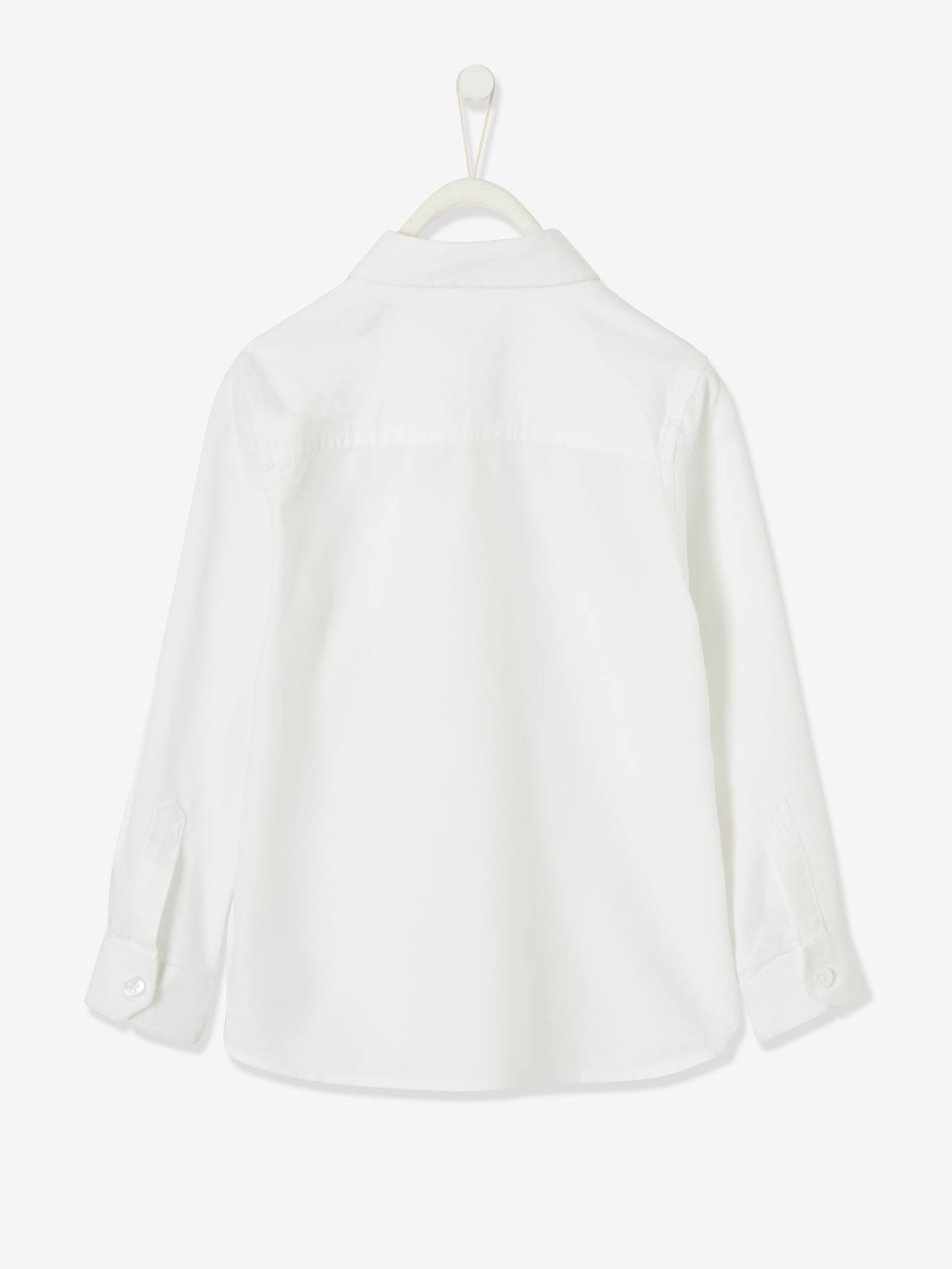 Chemise Oxford garçon blanc