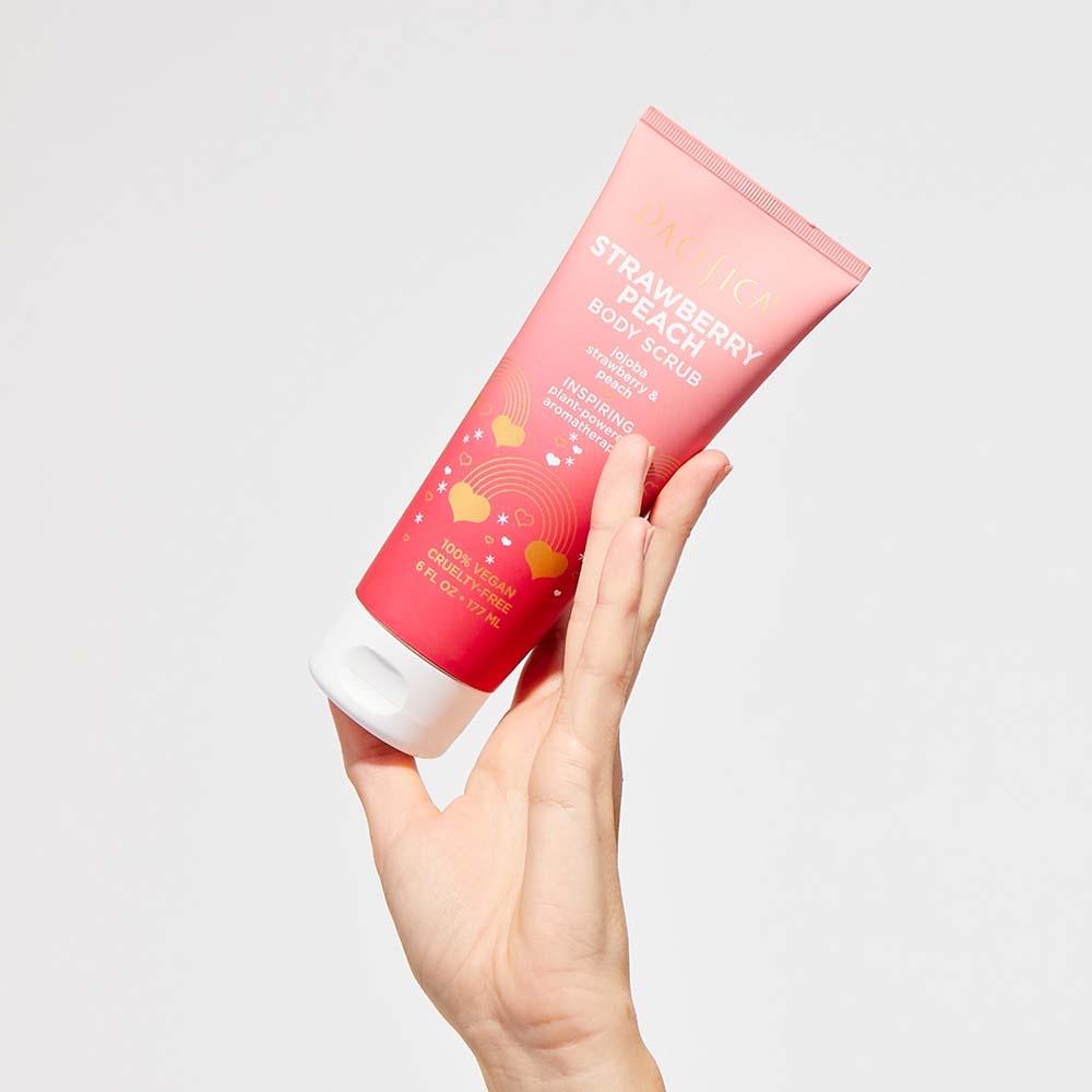 pacifica beauty Exfoliant pour le corps Strawberry Peach Bain Et Douche