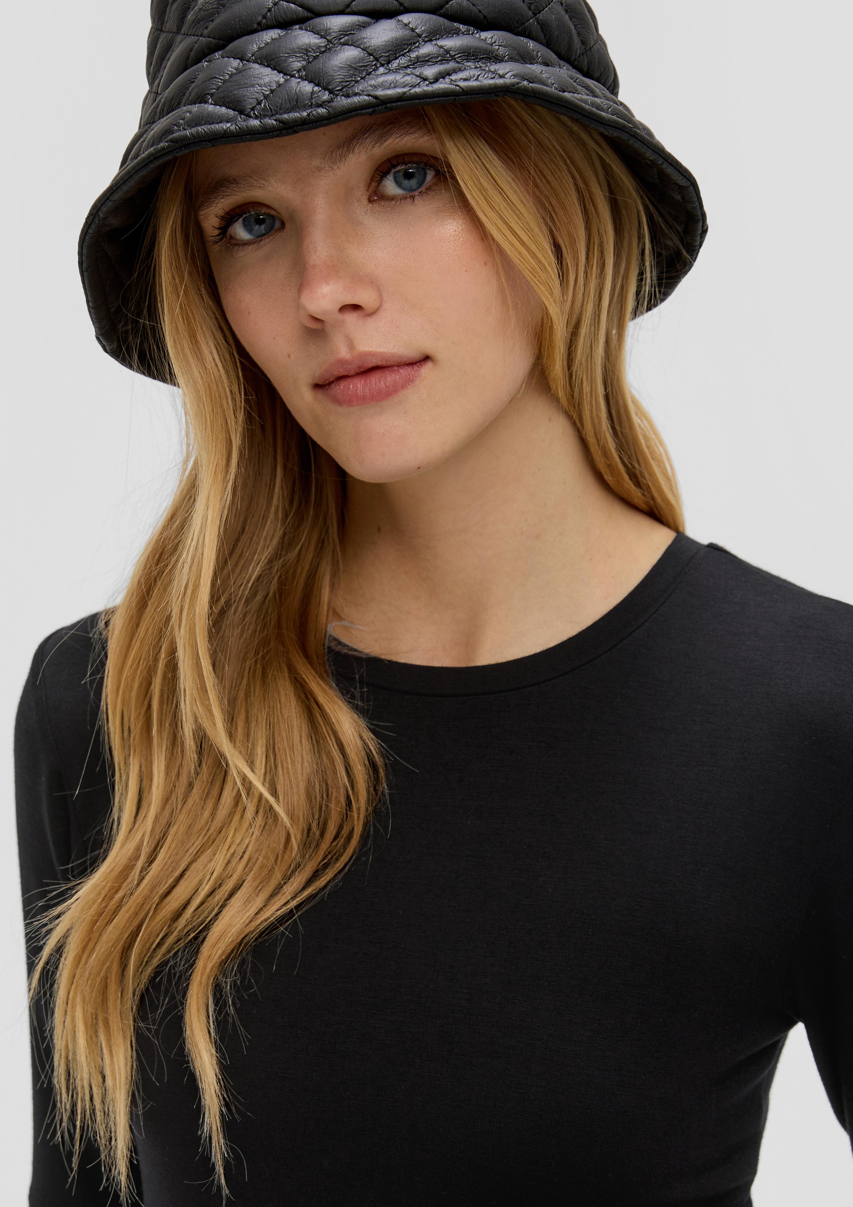 Viskoseshirt mit seitlicher Raffung  2144053-9999