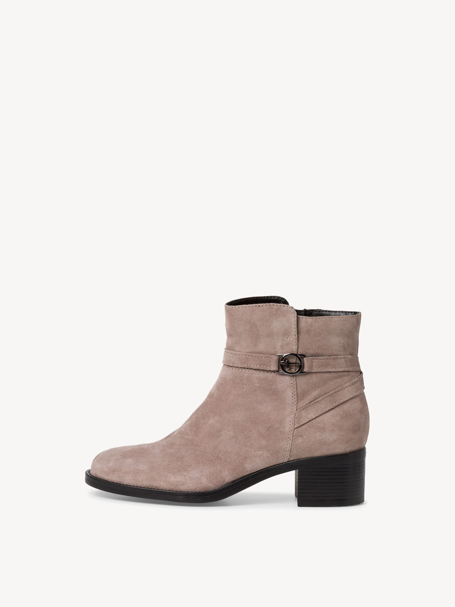Bottine en cuir - beige