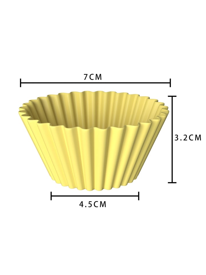 Intirilife Silikon Muffinformen Cupcakeformen in Bunt günstig kaufen