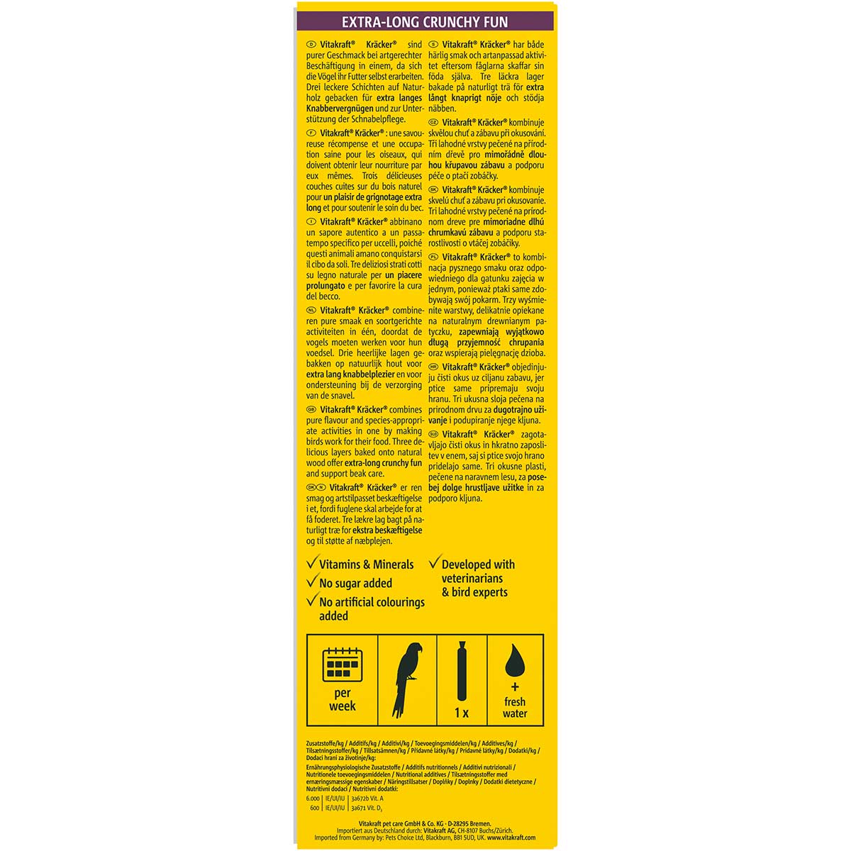 Vitakraft Kräcker Dattel & Nuss für Papageien kaufen