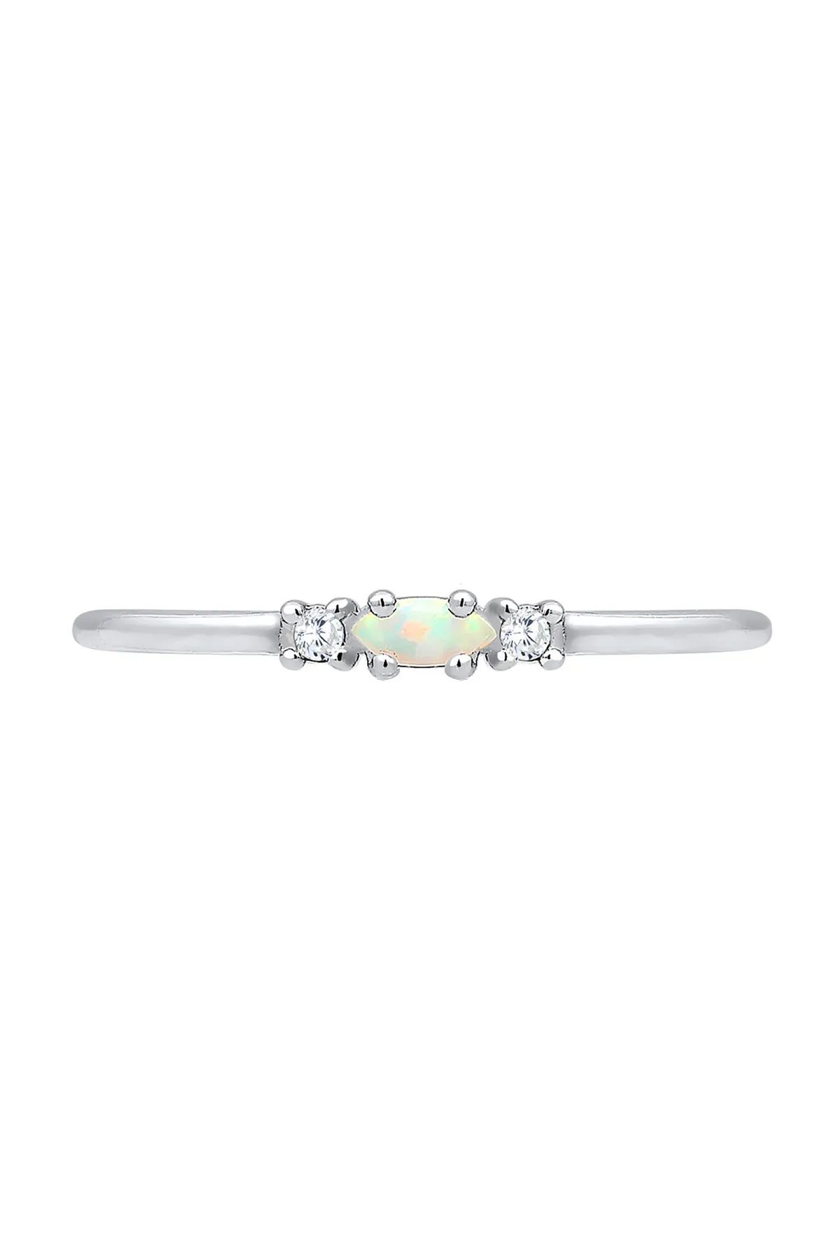 ELLI  Ring Vintage Opal Zirkonia 925 Sterling Silber