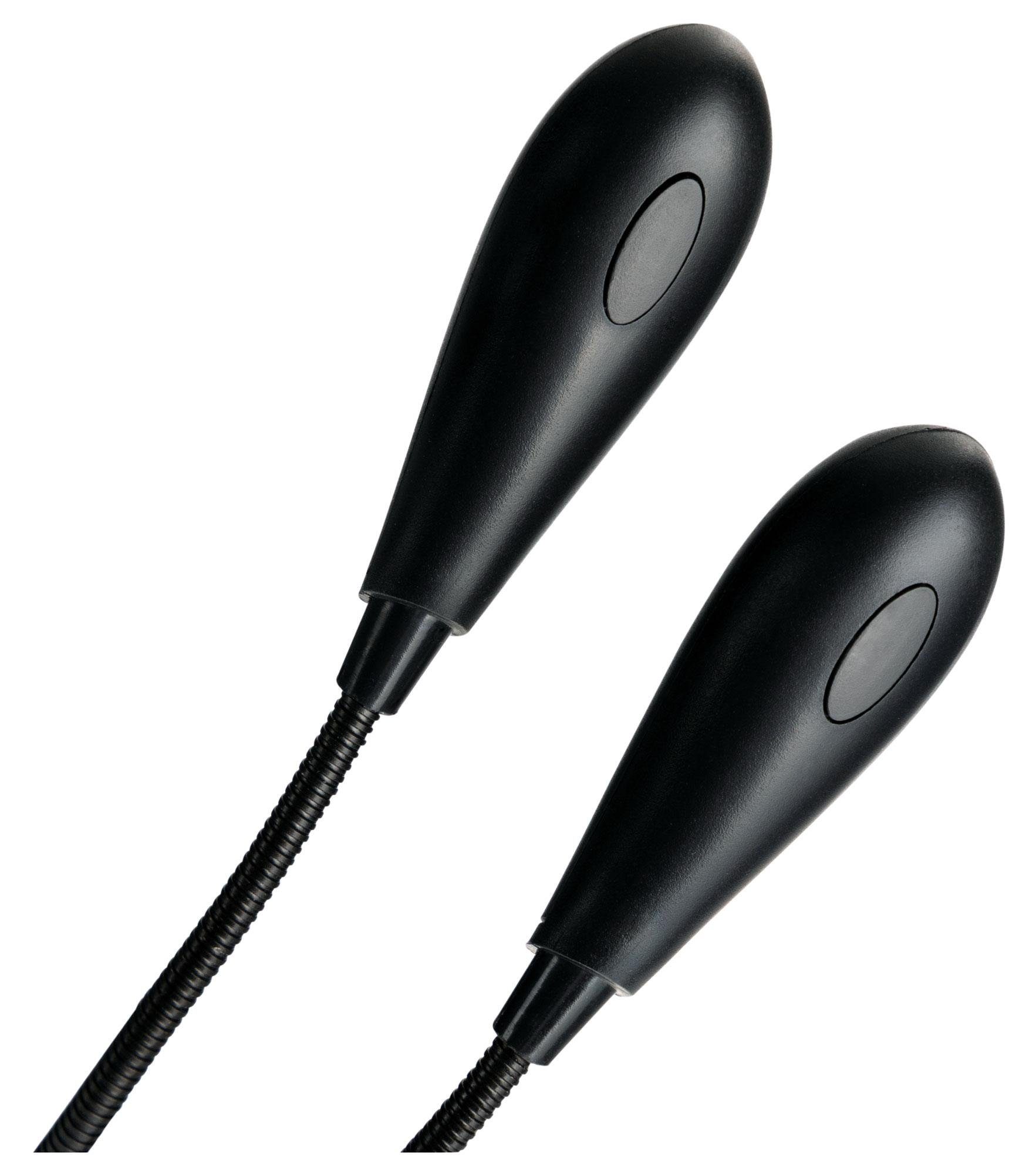 Showlite Notenpult Bright Light 8 Plus Akku LED Notenpultleuchte, (Clip Leselampe, 2-tlg., Inkl. USB-Kabel), zwei Farbtemperaturen - wiederaufladbarer Akku