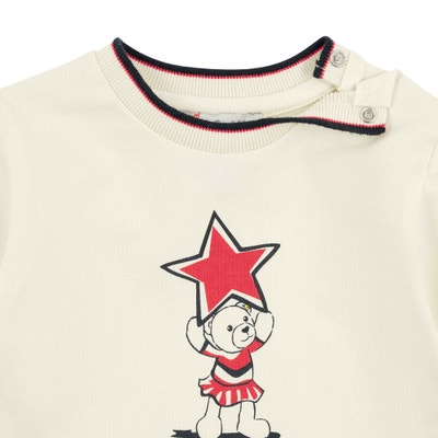 T-Shirt langarm, beige für Mädchen